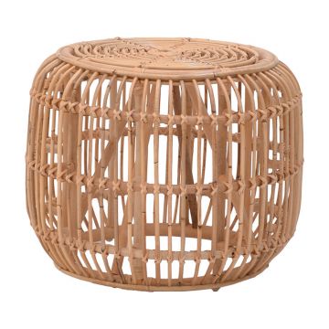 Taburet Rajesty Boho, Natural, 60x60x46 cm - Natur