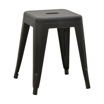 Taburet Utopia metal Gri, mat, 30x45x30 cm
